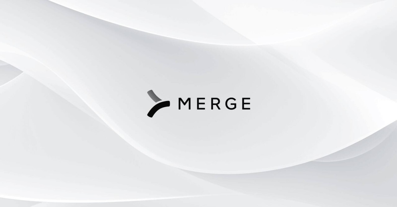 A logo of the company Merge